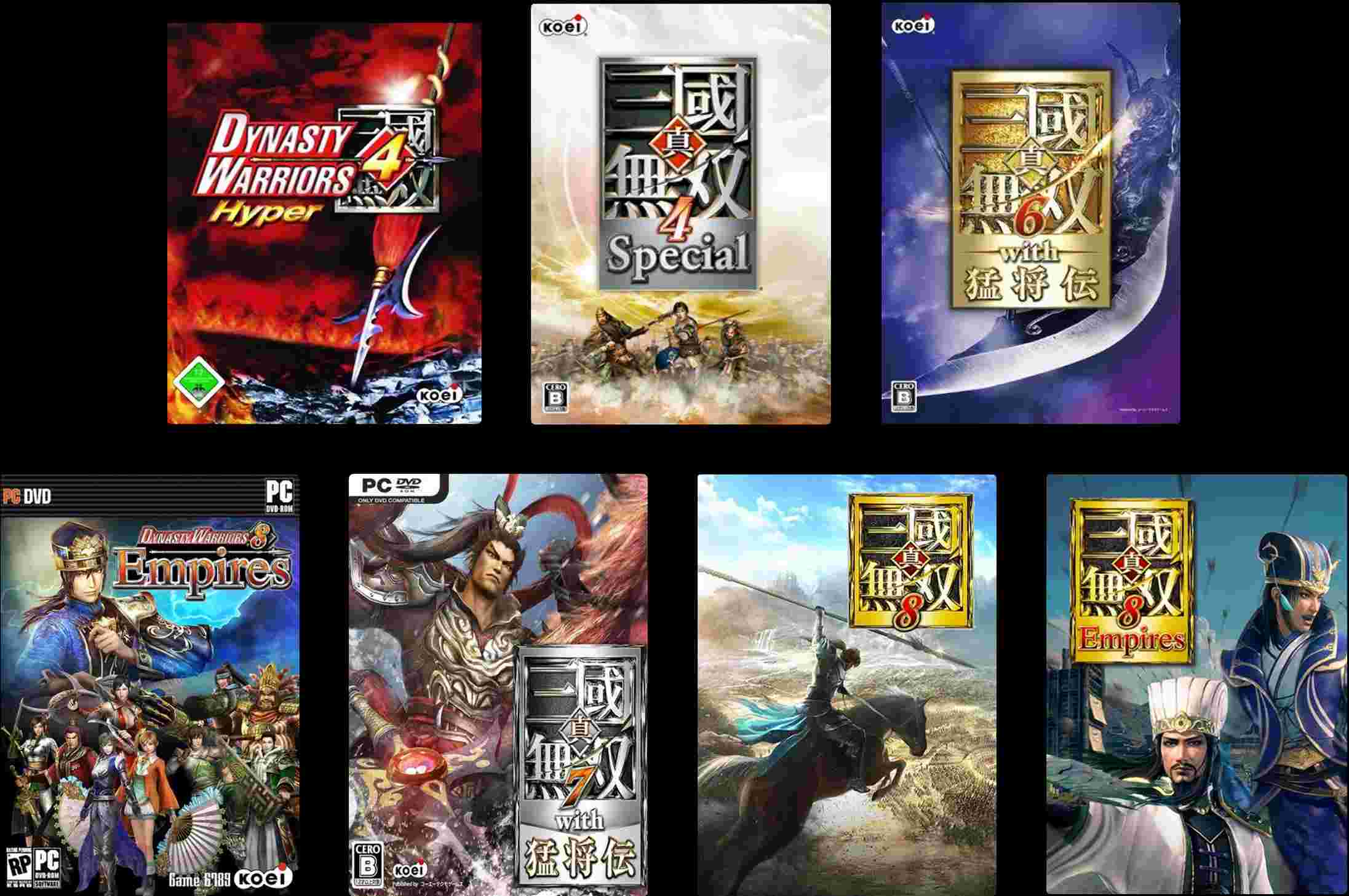 真三国无双系列游戏封面